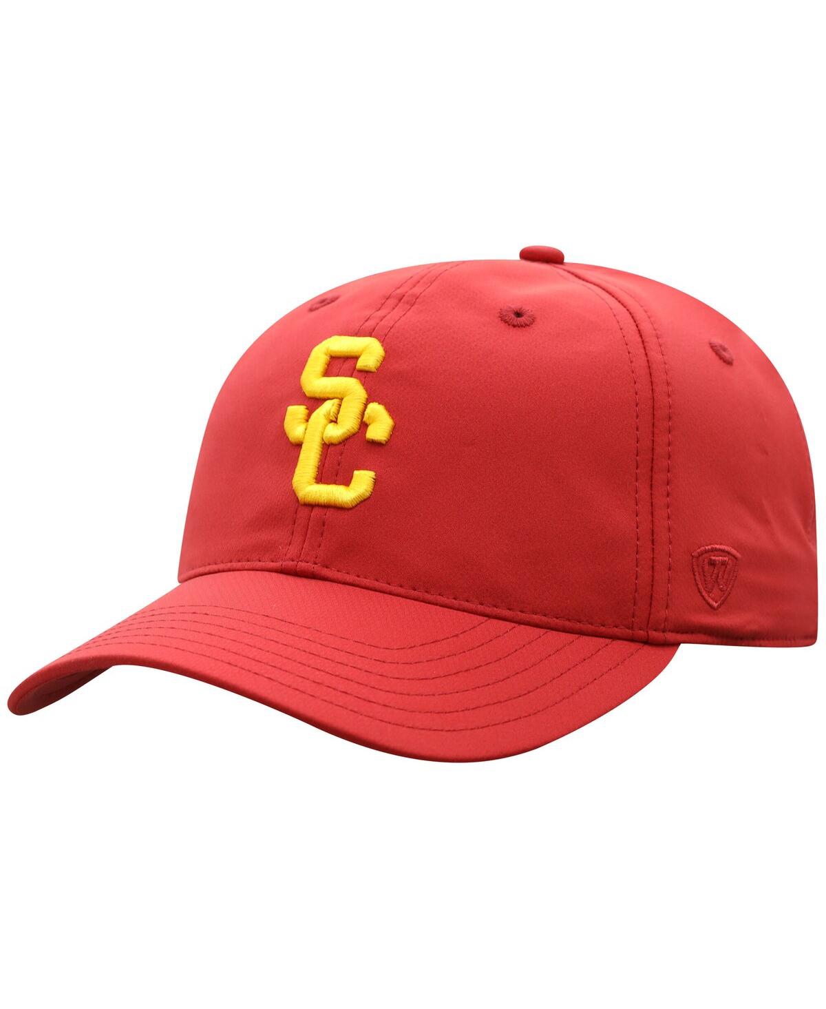 Top Of The World Men's Cardinal Usc Trojans Victory Trainer Adjustable Hat In Cardinal