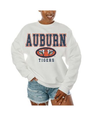 Gameday Couture - Women's White Auburn Tigers Freestyle Fleece Pullover Sweatshirt