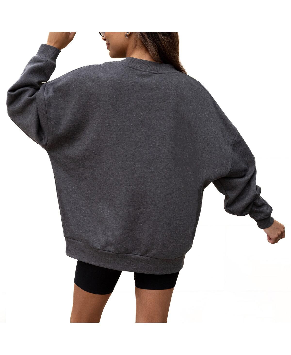 Shop Gameday Couture Women's Charcoal Charlotte Fc Seal The Deal Pullover Sweatshirt
