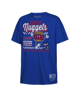 Mitchell & Ness - Big Boys and Girls Royal Denver Nuggets Concession Food Character T-Shirt