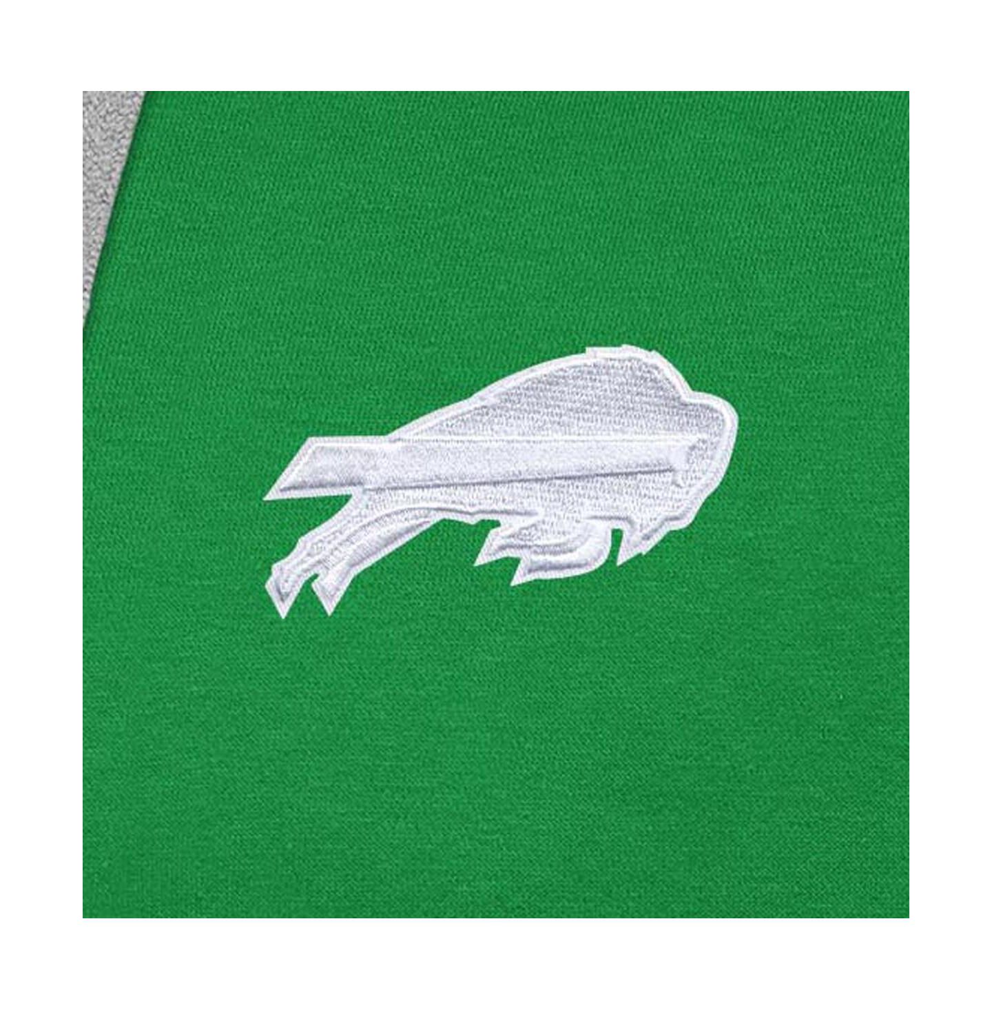 Мужское худи Antigua Kelly Green Buffalo Bills St. Patrick's Day Victory Pullover — фото 2