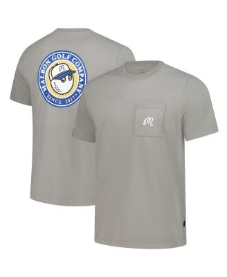 Malbon - Men's Golf Gray THE PLAYERS Bucket Seal T-Shirt