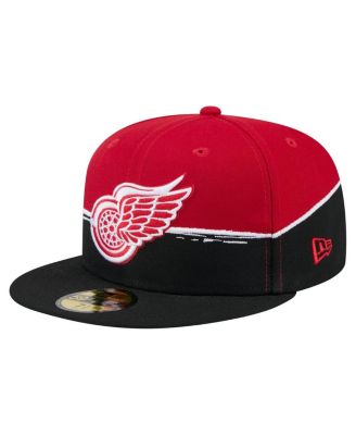 New Era - Men's Black/Red Detroit Red Wings Vintage Color Dip 59FIFTY Fitted Hat