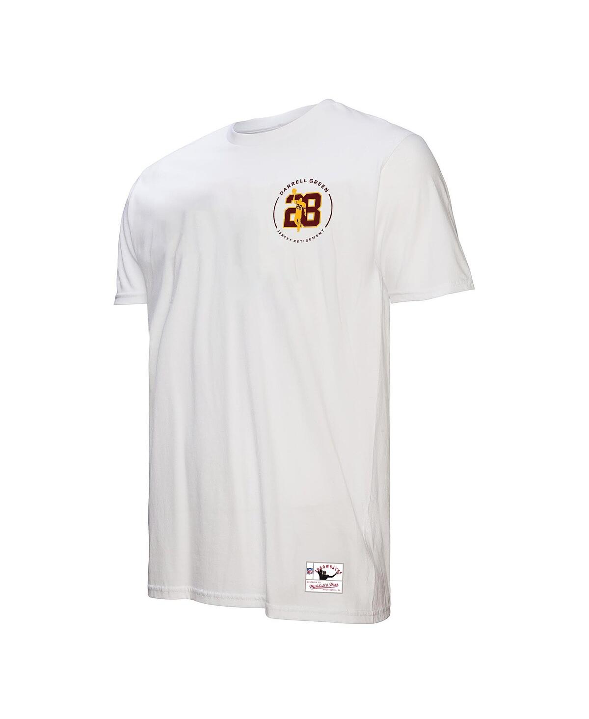Mitchell & Ness Men's Darrell Green White Washington Commanders Retired Player Name Number T-shirt In White
