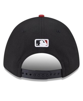 Men's Black/Red Arizona Diamondbacks Player Replica 9FORTY Adjustable Hat