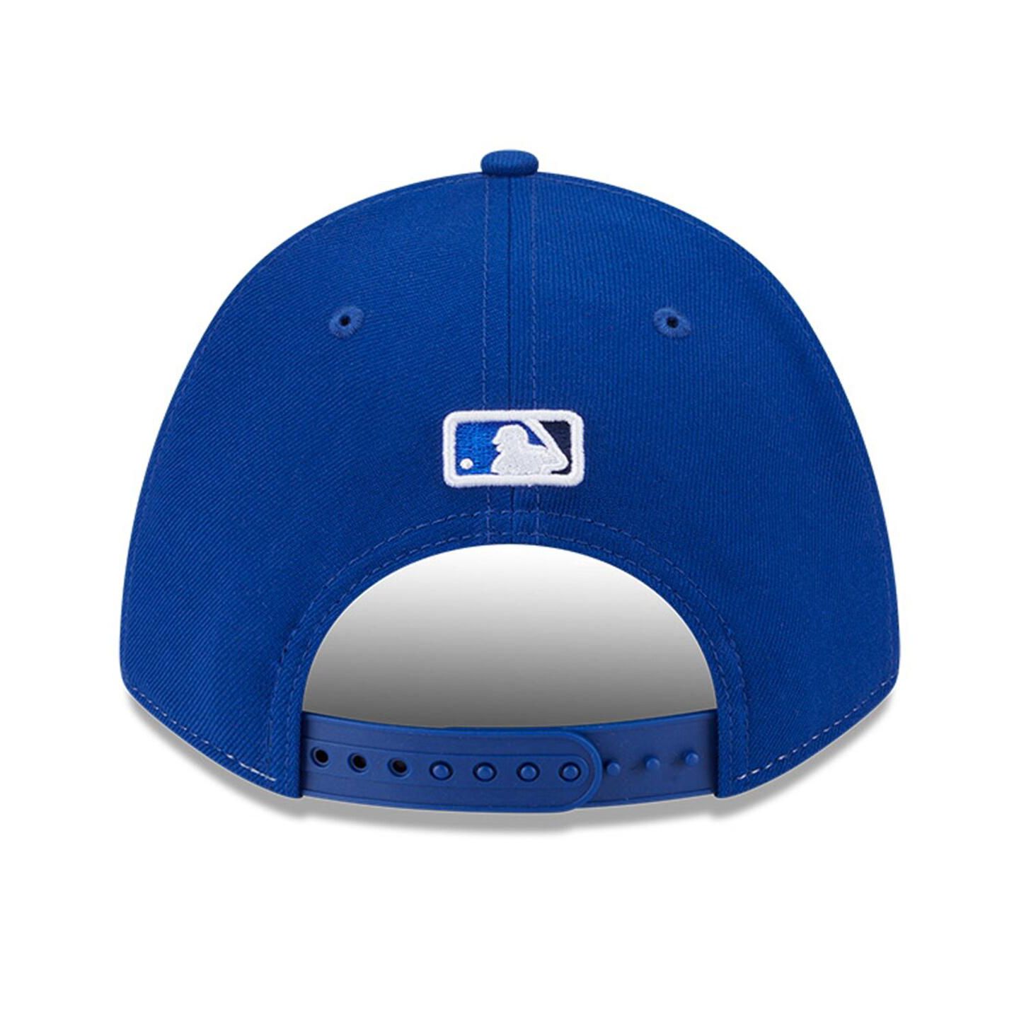 Мужская кепка New Era White Toronto Blue Jays Player Replica 9FORTY Adjustable Hat — фото 5