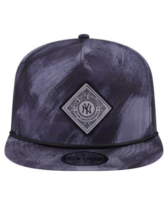 Men's Navy New York Yankees Printed Golfer Snapback Hat