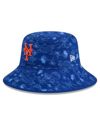 New Era - Men's Royal New York Mets 2025 Spring Training All Over Print Bucket Hat