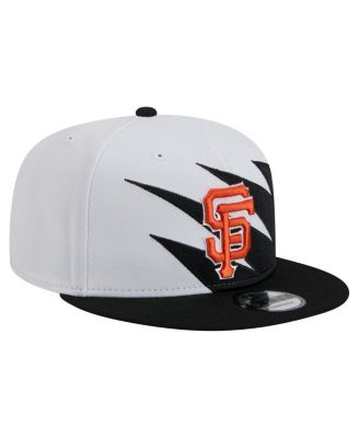 Men's Black/White San Francisco Giants Jagged 9FIFTY Snapback Hat