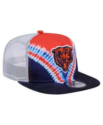 Men's Orange/Navy Chicago Bears Throwback Dye Golfer Snapback Hat