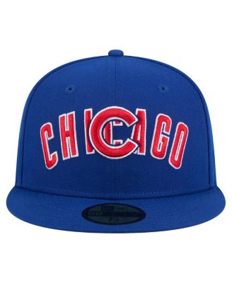 Men's Royal Chicago Cubs Overlap 59FIFTY Fitted Hat