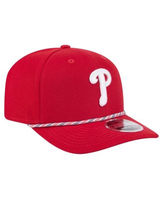 Men's Red Philadelphia Phillies Multi-Rope 9SEVENTY Stretch-Snap Hat