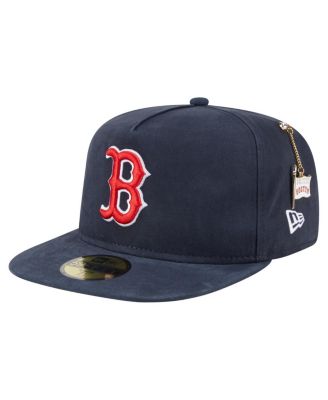 New Era - Men's&nbsp;Navy Boston Red Sox Championship Side Flag A-Frame 59FIFTY Fitted Hat