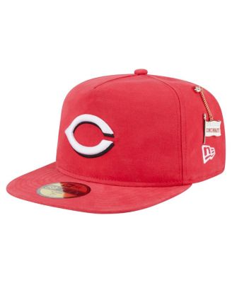 Men's&nbsp;Red Cincinnati Reds Championship Side Flag A-Frame 59FIFTY Fitted Hat
