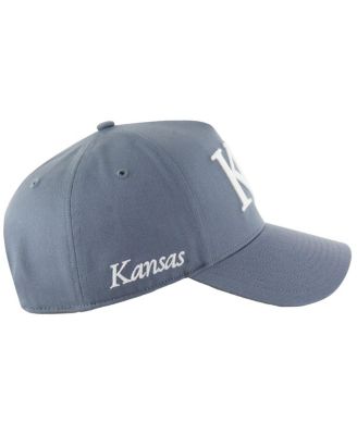 Men's Gray Kansas Jayhawks Foundation Offside Adjustable Hat