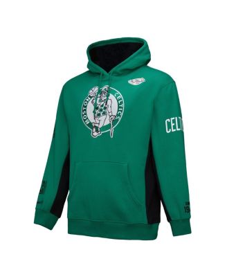Men's Kelly Green Boston Celtics Hardwood Classics Team Origins Fleece Pullover Hoodie