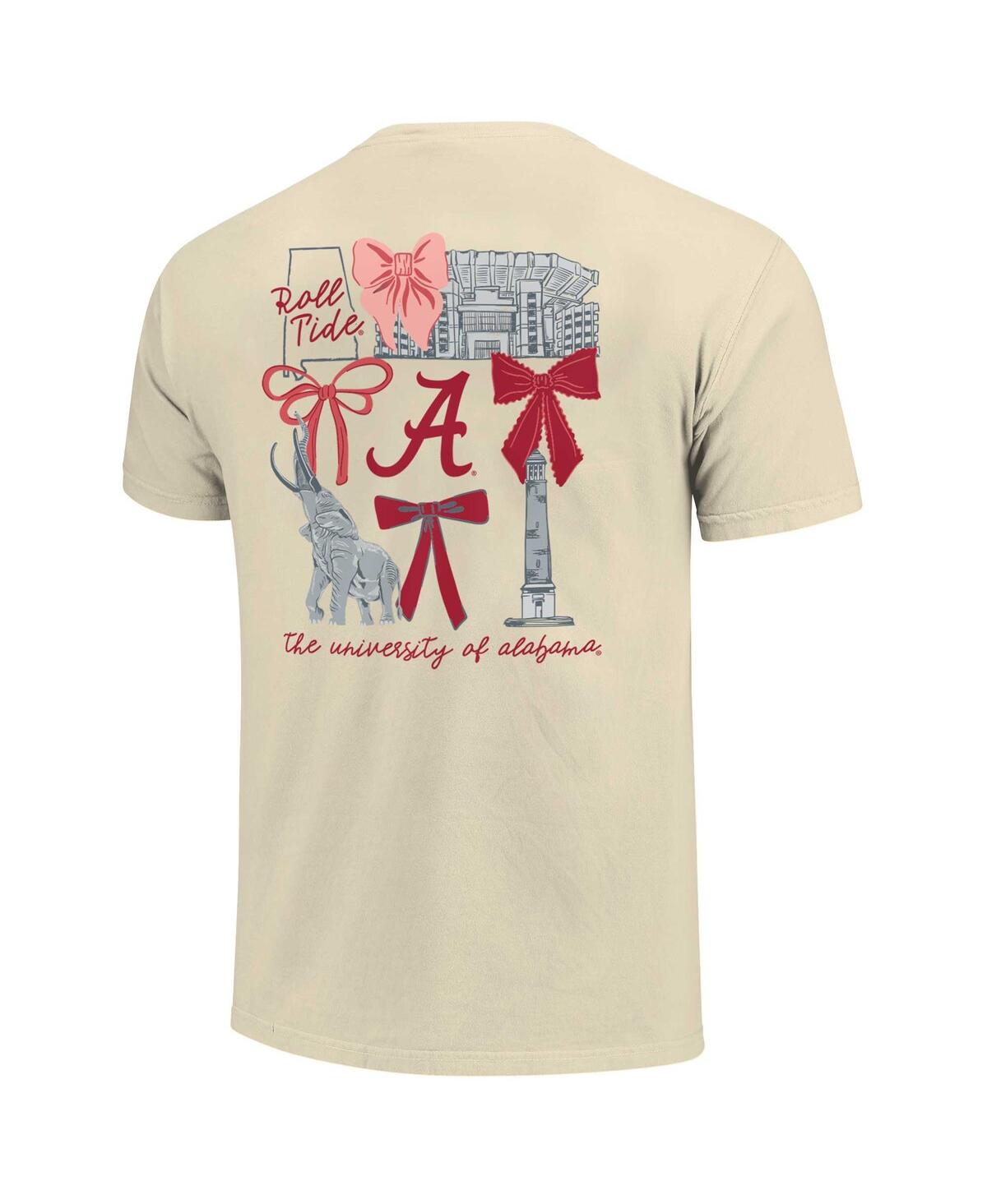 Comfort Colors Women's Natural Alabama Crimson Tide Top