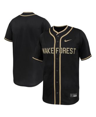 Nike - Men's Black Wake Forest Demon Deacons Limited Baseball Jersey