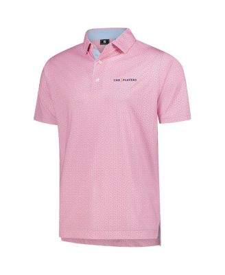 Men's Pink 2025 THE PLAYERS ProDry Citrus Lisle Polo Shirt