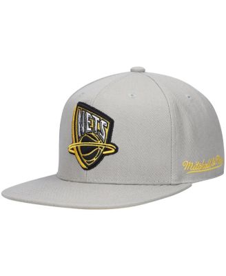Men's Gray New Jersey Nets Hardwood Classics 35th Anniversary Sunny Gray Fitted Hat