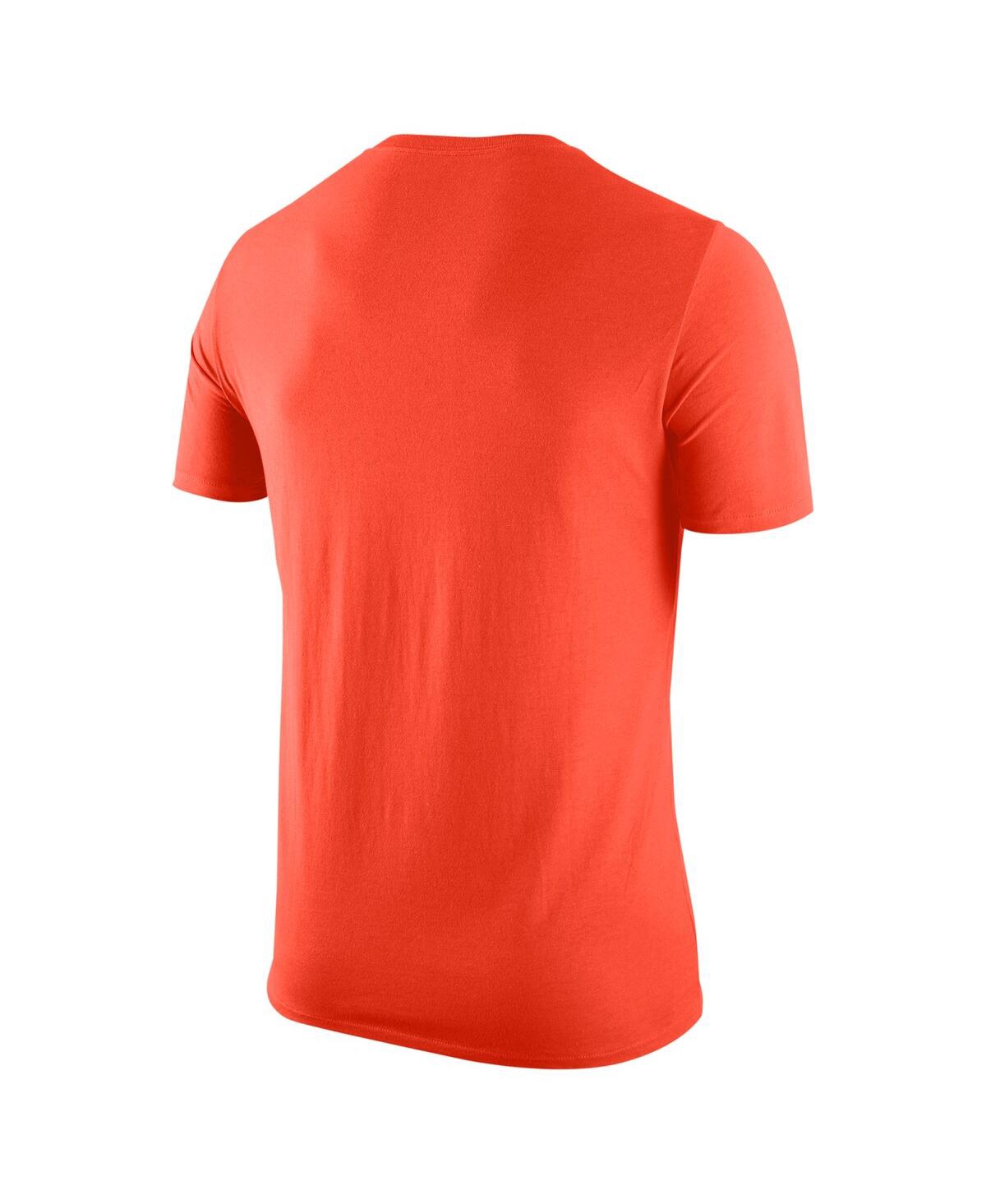 Nike Men's Orange Houston Dash Primary Logo Core T-shirt In Orange