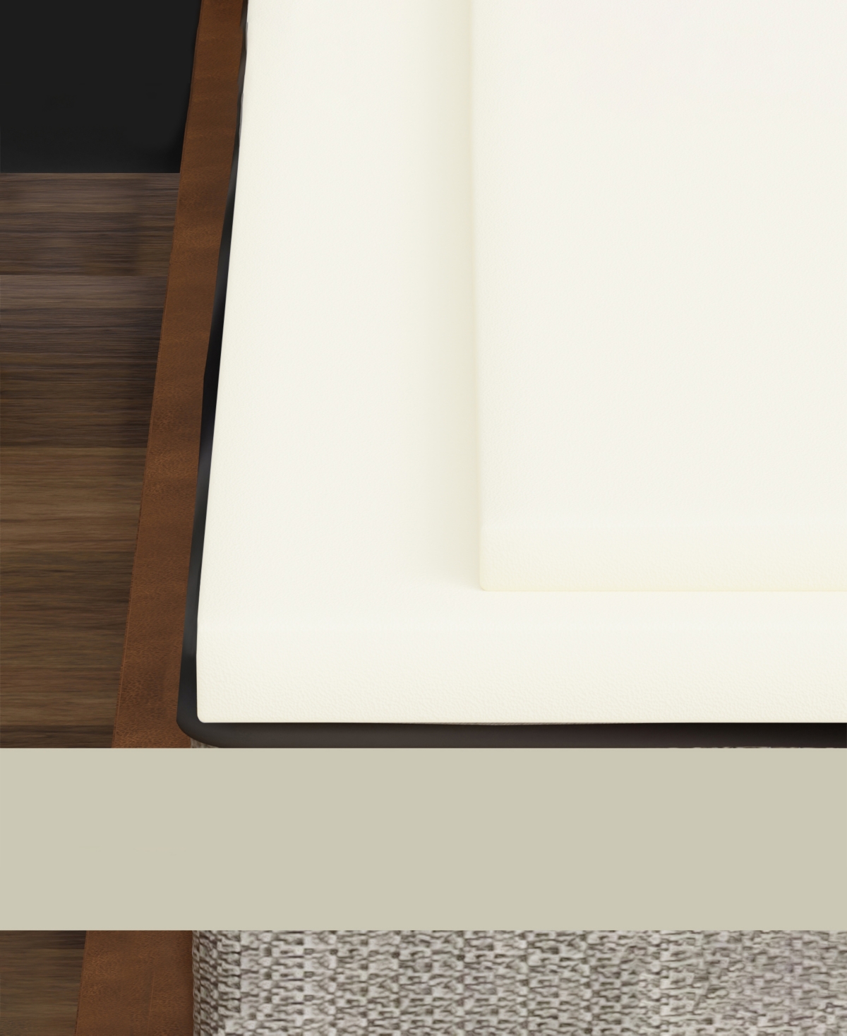 Payton 1" Foam Mattress Topper, Queen In White