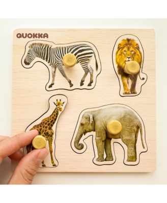 Wooden Puzzles for Toddlers 1-3 – Pegged Puzzles for Kids