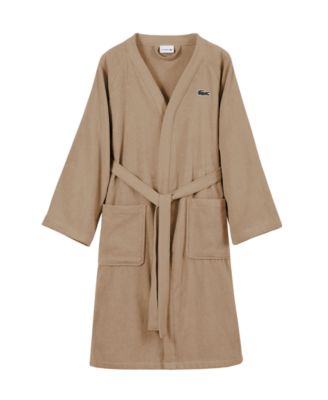 Logo Patch 100% Cotton Pique Bath Robe