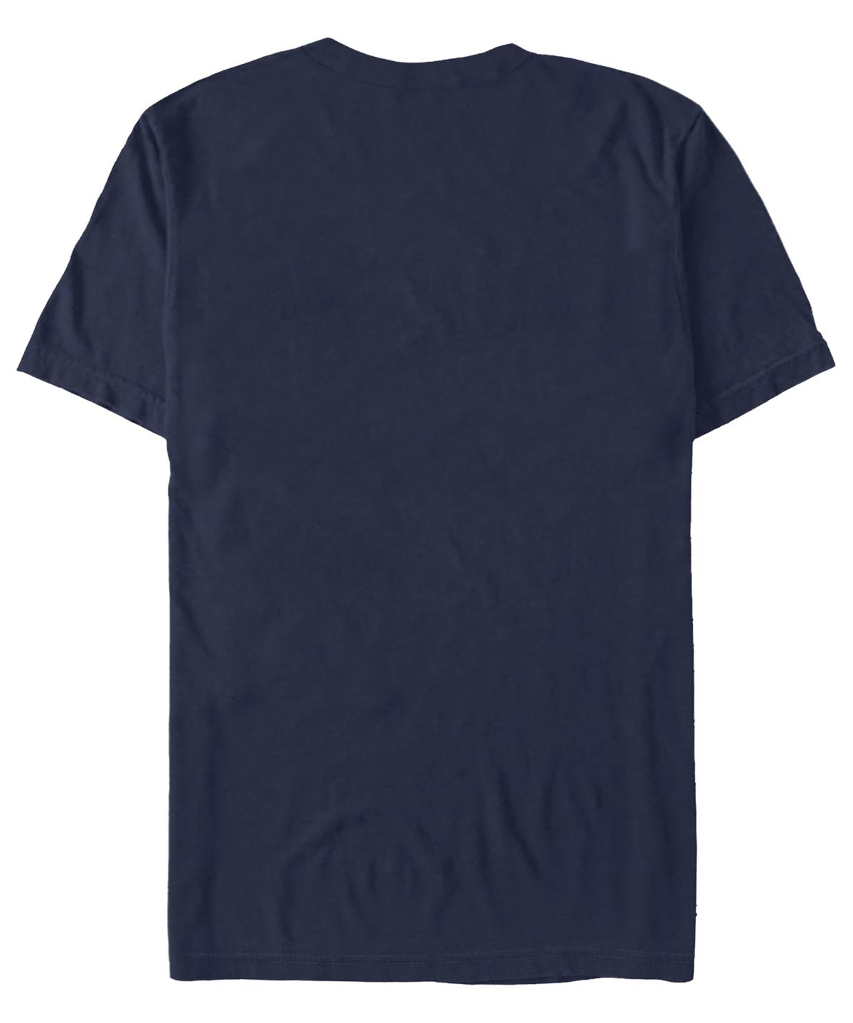 Design By Humans Men's The Great Fibonacci Wave Short Sleeve T-shirt In Navy