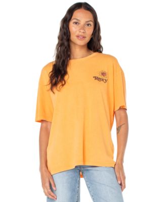Juniors' Vamos Cotton Oversized Graphic T-Shirt