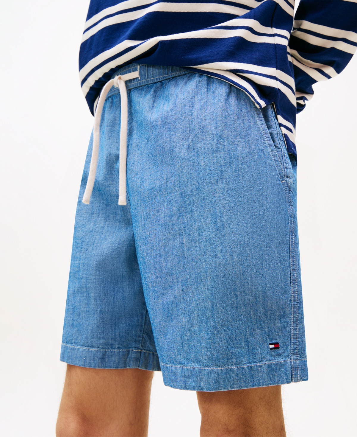Tommy Hilfiger Men's Mercer Chambray 7" Shorts
