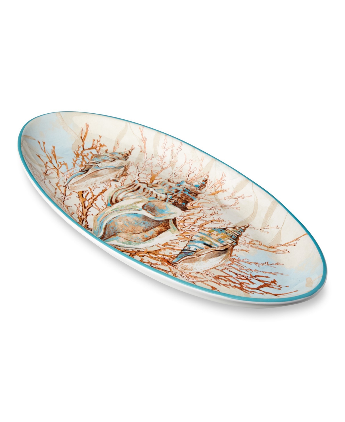 Certified International Escape To The Sea Fish Platter In Miscellaneous