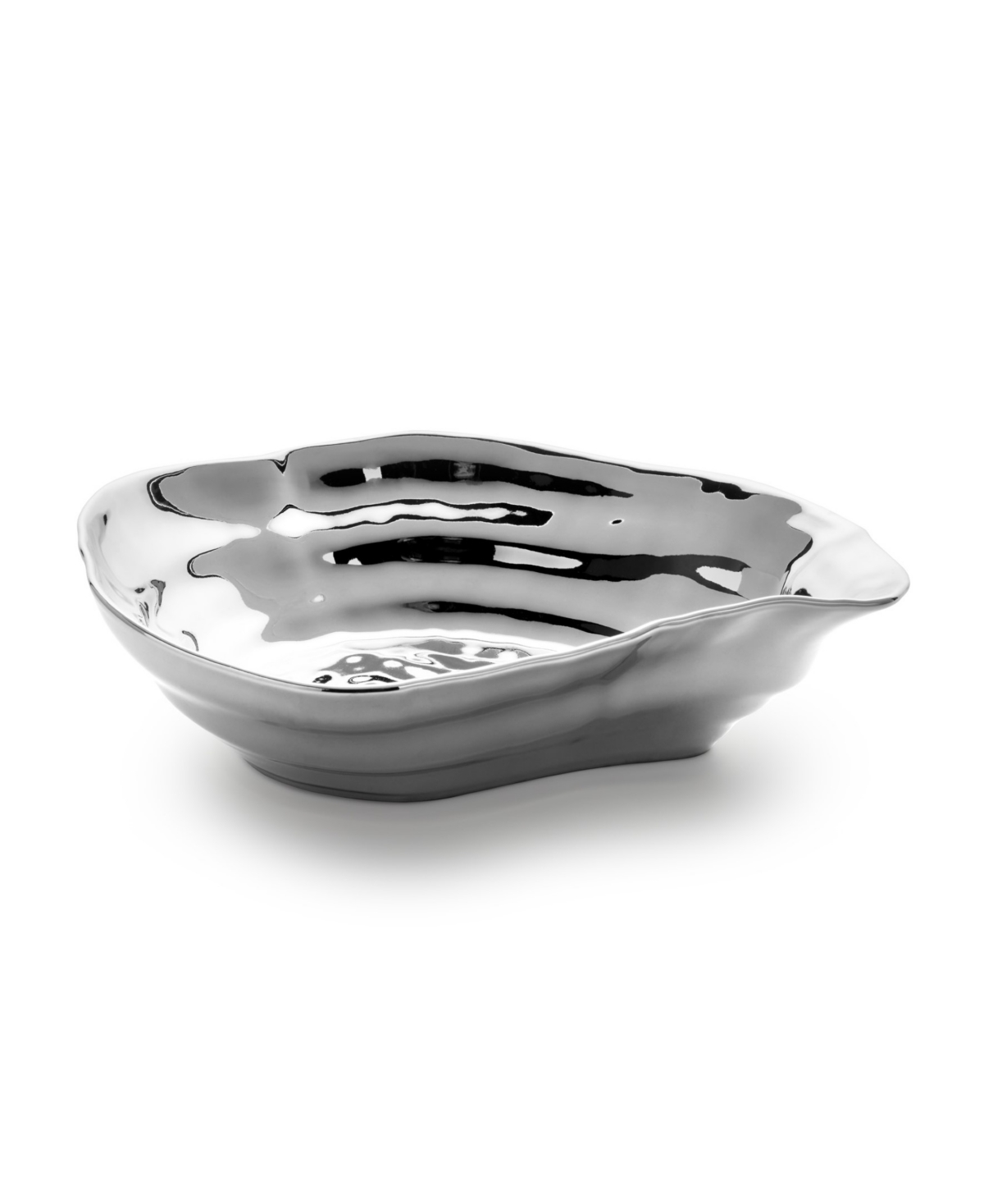Certified International Silver Plated Oyster Serving Bowl In Miscellaneous