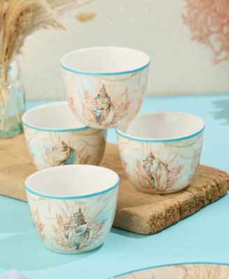 Escape to the Sea Ice Cream 4-Pc. Bowls, Service For 4