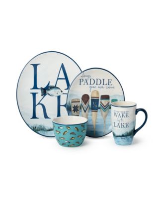 Wake at the Lake 16-Pc. Dinnerware Set, Service for 4