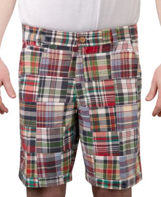 Vintage 1946 - Men's Acid Wash Madras 9" Shorts