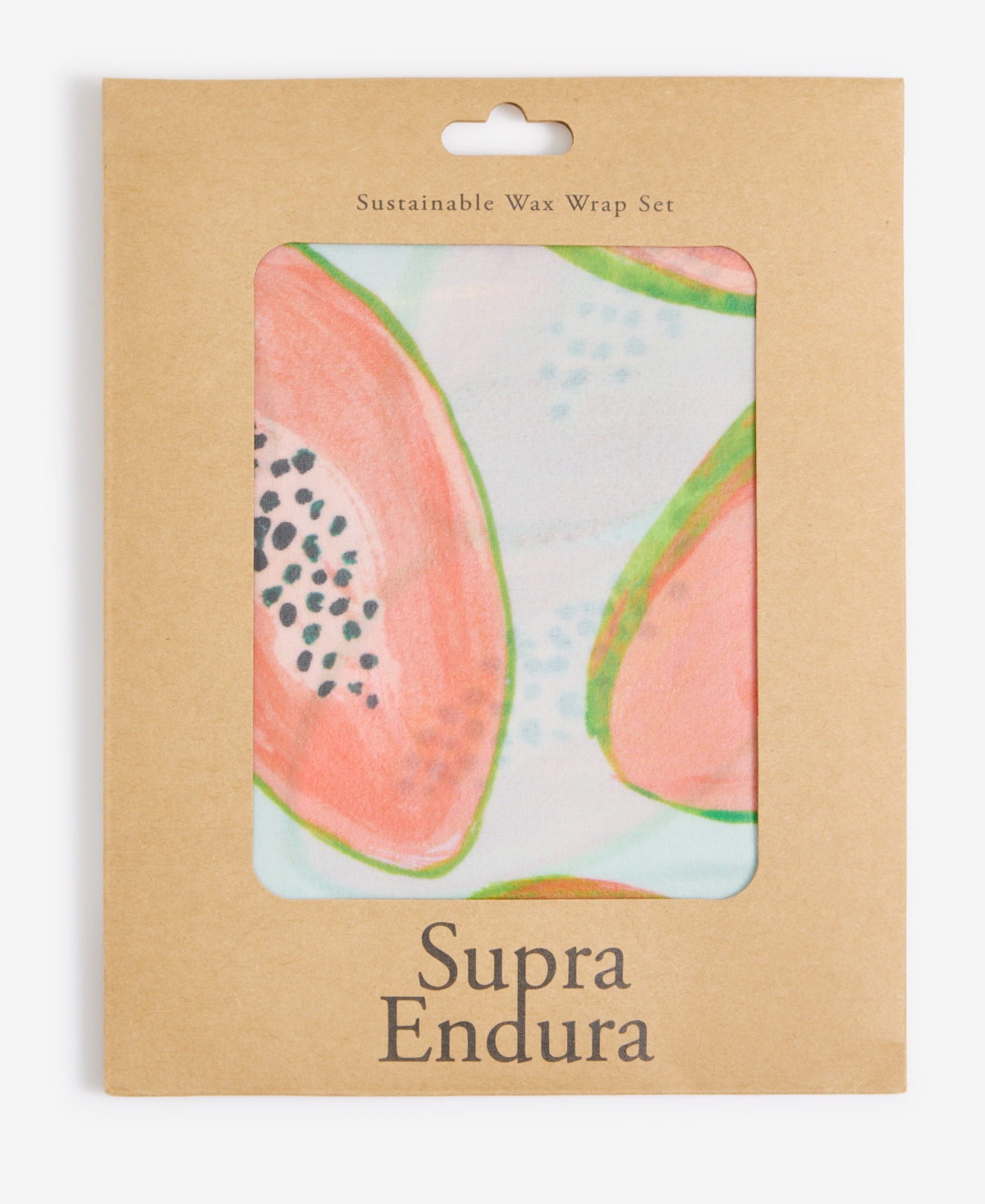 Fruit Print Beeswax Wrap, Set of 3 - Multi