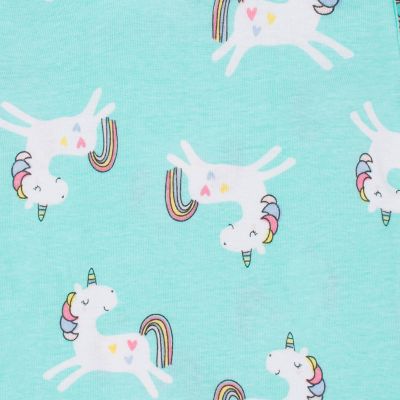 Baby Girls 4-Piece Snug Fit Cotton Pajamas