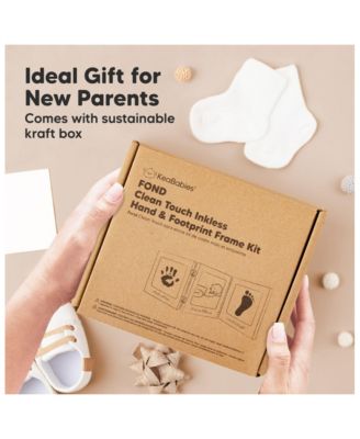 Fond Inkless Baby Handprint and Footprint Kit for Newborn Boys & Girls, Dog Paw Print Kit, Baby Gift