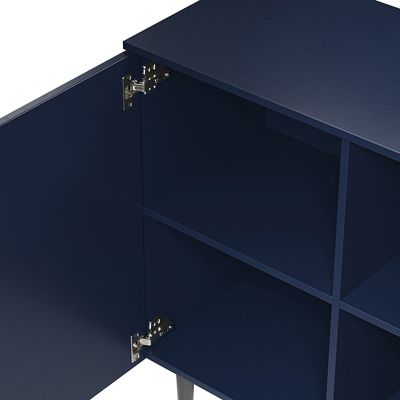 Burkart 35"Tall And 2Doors Modern Accent Cabinet