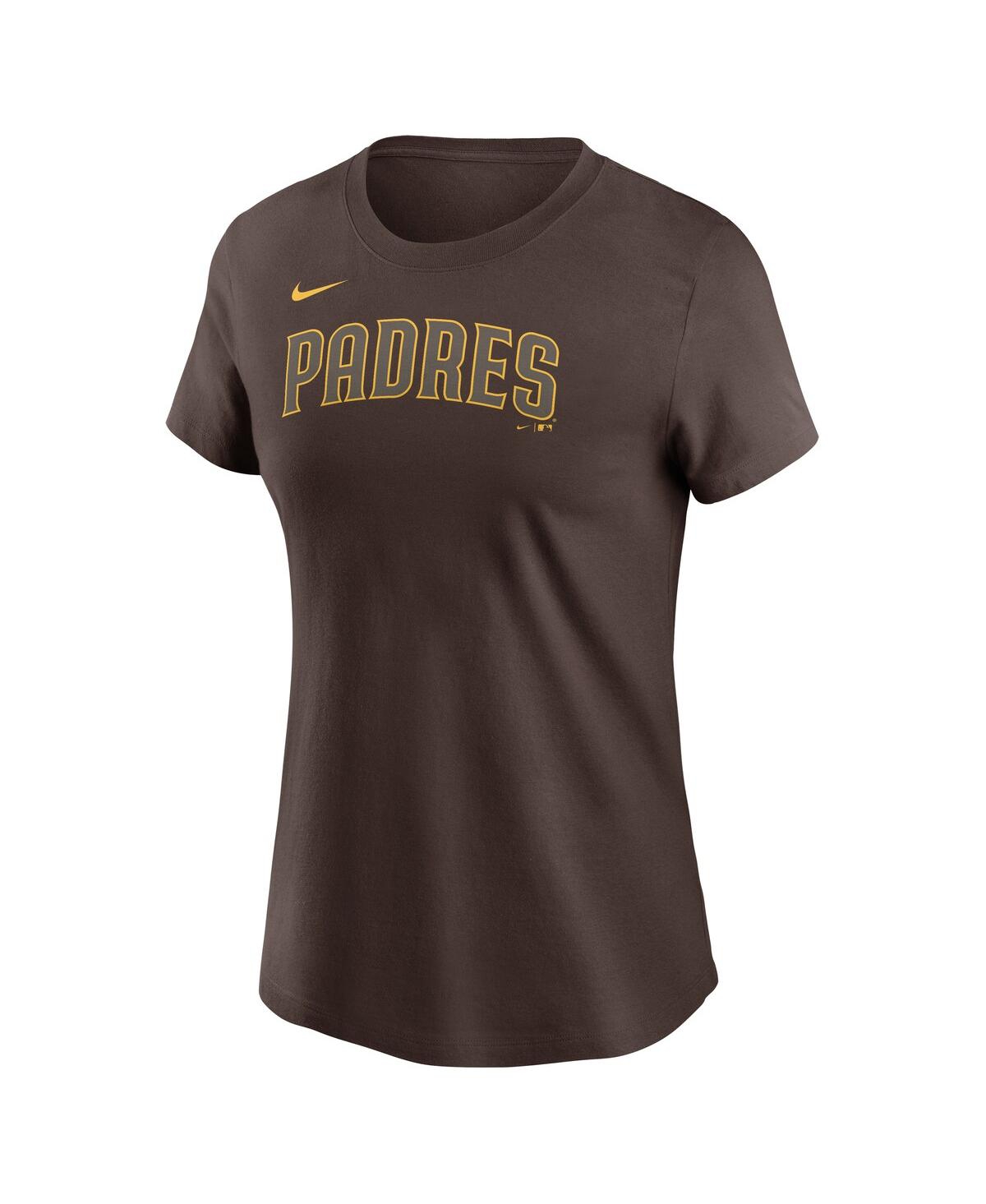 Nike Women's Jackson Merrill Brown San Diego Padres Fuse Name Number T-shirt In Brown