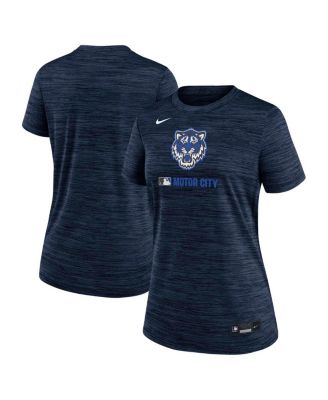 Nike - Women's Navy Detroit Tigers Authentic Collection City Connect Velocity Performance T-Shirt