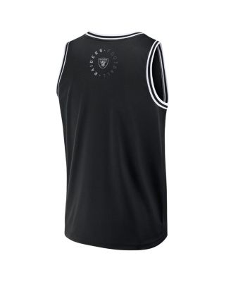 Men's Black Las Vegas Raiders Elements Future Ground Jersey Tank Top