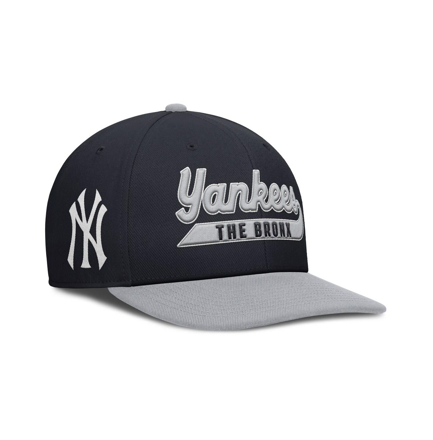 Мужская кепка Nike Navy/Gray New York Yankees Pro Performance Snapback Hat — фото 1