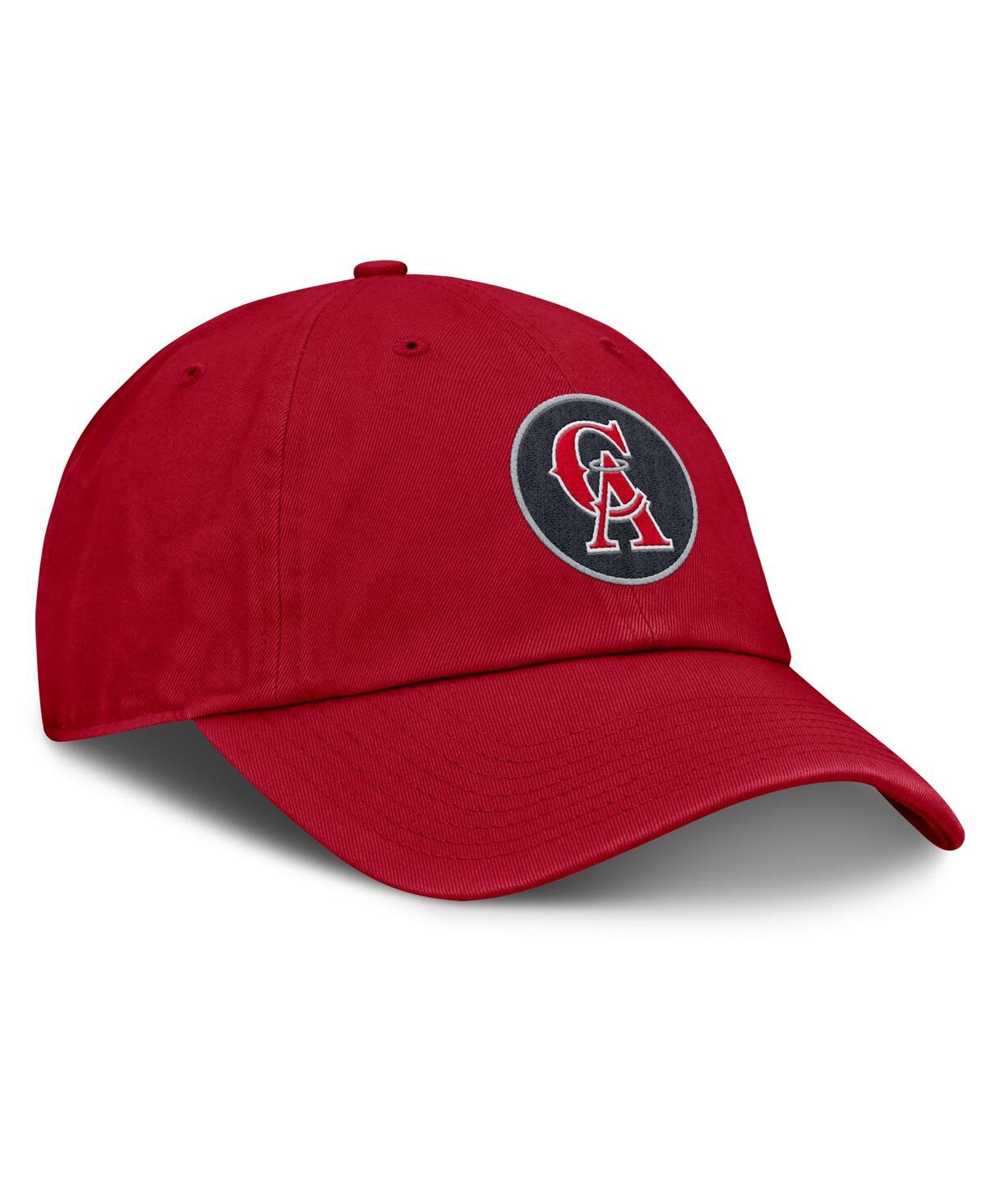 Nike Women's Red California Angels Cooperstown Collection Club Adjustable Hat In Red