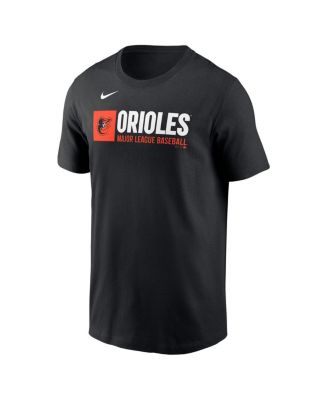 Men's Black Baltimore Orioles Team Block T-Shirt