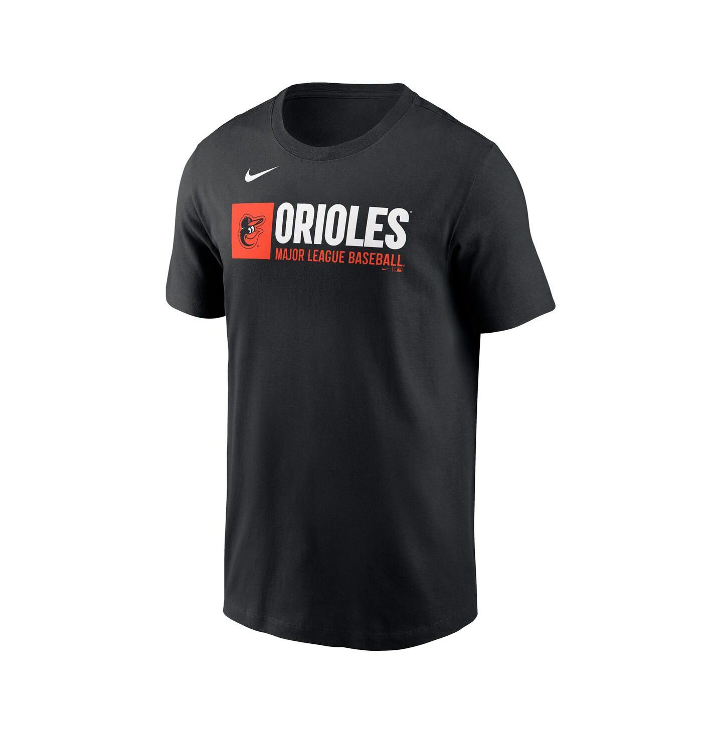 Мужская футболка Nike Black Baltimore Orioles Team Block — фото 3