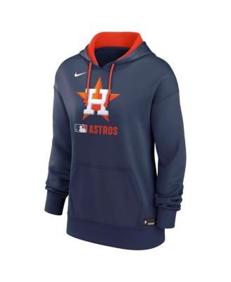 Women's Navy Houston Astros Authentic Collection Performance Pullover Hoodie