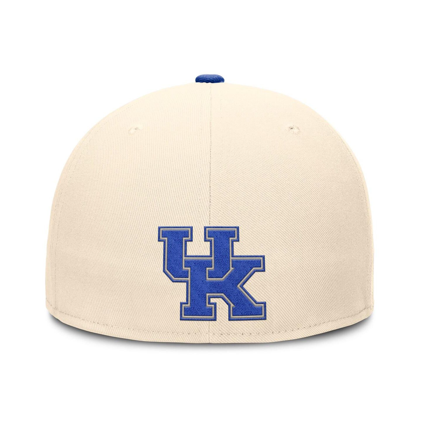 Мужская кепка Nike Natural Kentucky Wildcats Primetime True Performance Fitted Hat — фото 2