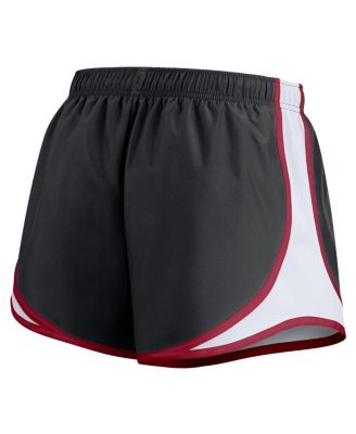 Women's Black Alabama Crimson Tide Spring Break Tempo Performance Shorts